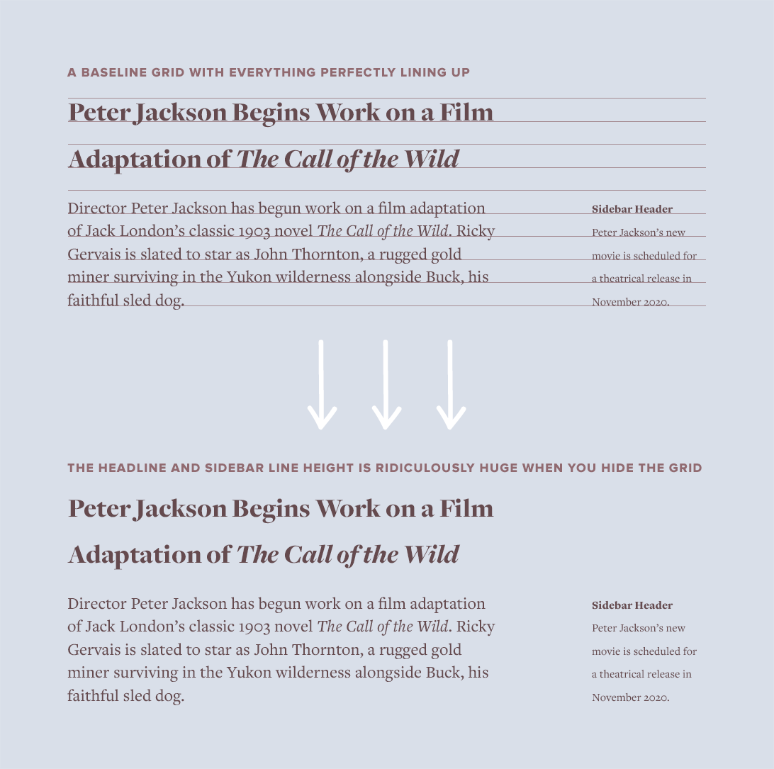 Don’t let baseline grids lead you astray